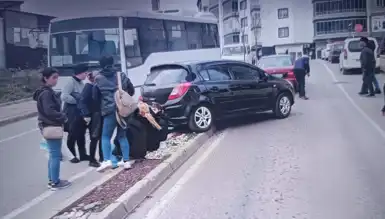 El Freni Hatası Trafik Kazasına Yol Açtı!
